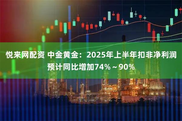 悦来网配资 中金黄金：2025年上半年扣非净利润预计同比增加74%～90%