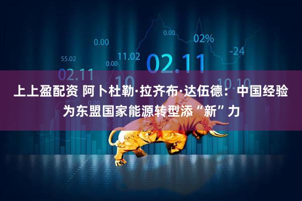 上上盈配资 阿卜杜勒·拉齐布·达伍德：中国经验为东盟国家能源转型添“新”力